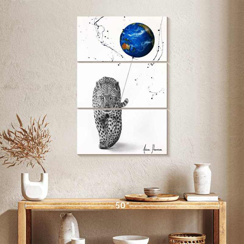 Brampt A Leopard's World, 38" H x 24" W