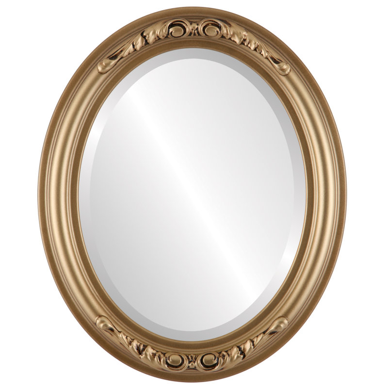 Miroir décoratif biseauté glam Winfrey, 23 po x 27 po
