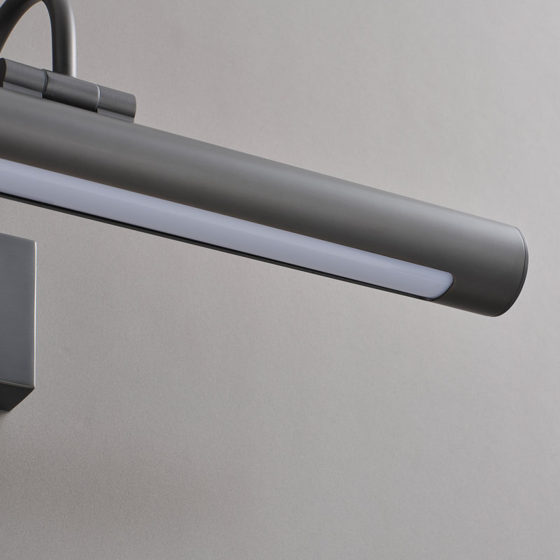 18 "Luxury Dimmable Wall Gallery, H 6,3 po x l 18 po x P 5,51 po, Noir