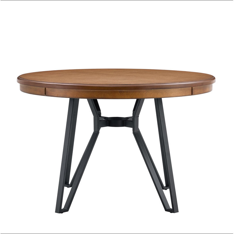 Table de salle à manger ronde, Brun cendré