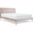 Adore Decor Sidney Upholstered Platform Queen Size Bed – Mid-Century Modern Plush Tufted Velvet Headboard with Chevron Stitching & Gold Tapered Legs-1927666309-1927666307