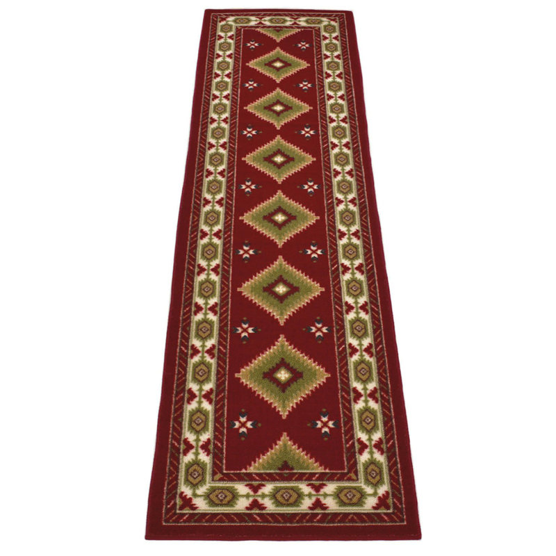 Tapis antidérapant Southwestern Design, Tapis de couloir 1 pi 11 po x 6 pi 11 po