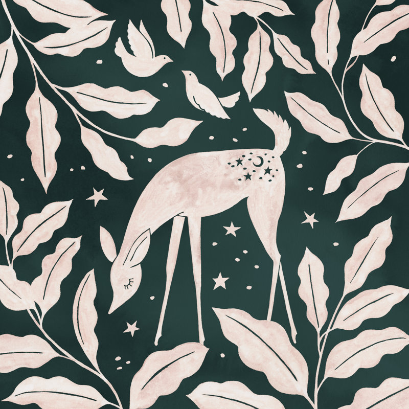 Temuge Deer Of Artemis II by Grace Popp - Wrapped Canvas Print, 76 cm H x 76 cm W
