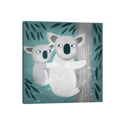 Koala 1 Piece Wrapped Canvas Wall Art