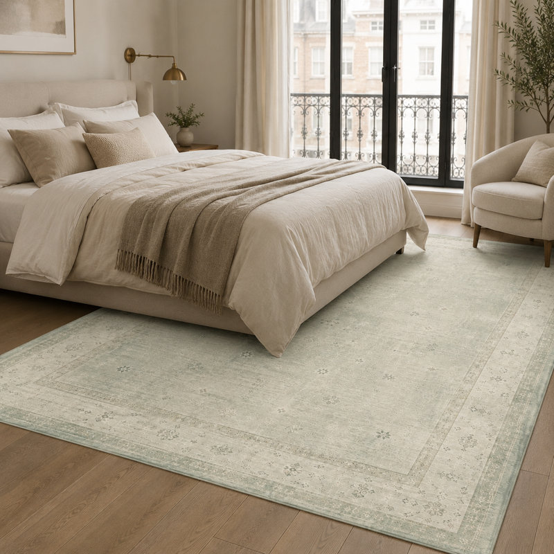 Abstract Cotton and Chenille Flatweave Area Rug, 155 x 230 cm
