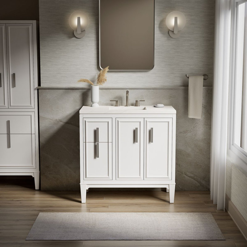 Ensemble de meuble-lavabo 36 po Southerk, Blanc