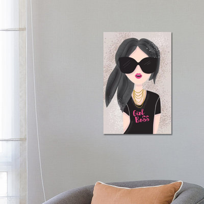 Everyday Girl Boss Iii by Lisa Whitebutton - Wrapped Canvas Gallery-Wrapped Canvas Giclée
