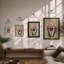 Bearded Iris Botanical - Framed Print-688950948-688950954