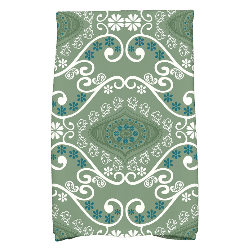 Harrel Tea Towel Kitchen Towel, Green