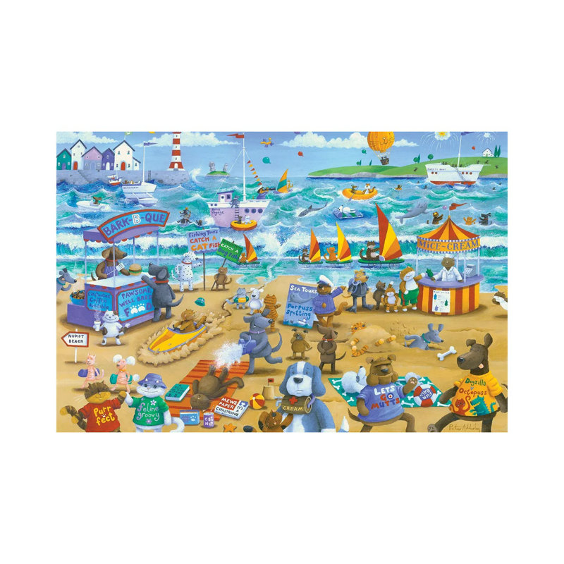 Cats And Dogs by Peter Adderley - Wrapped Canvas Gallery-Wrapped Canvas Giclée, 66.04 cm H x 45.72 cm W x 1.91 cm D