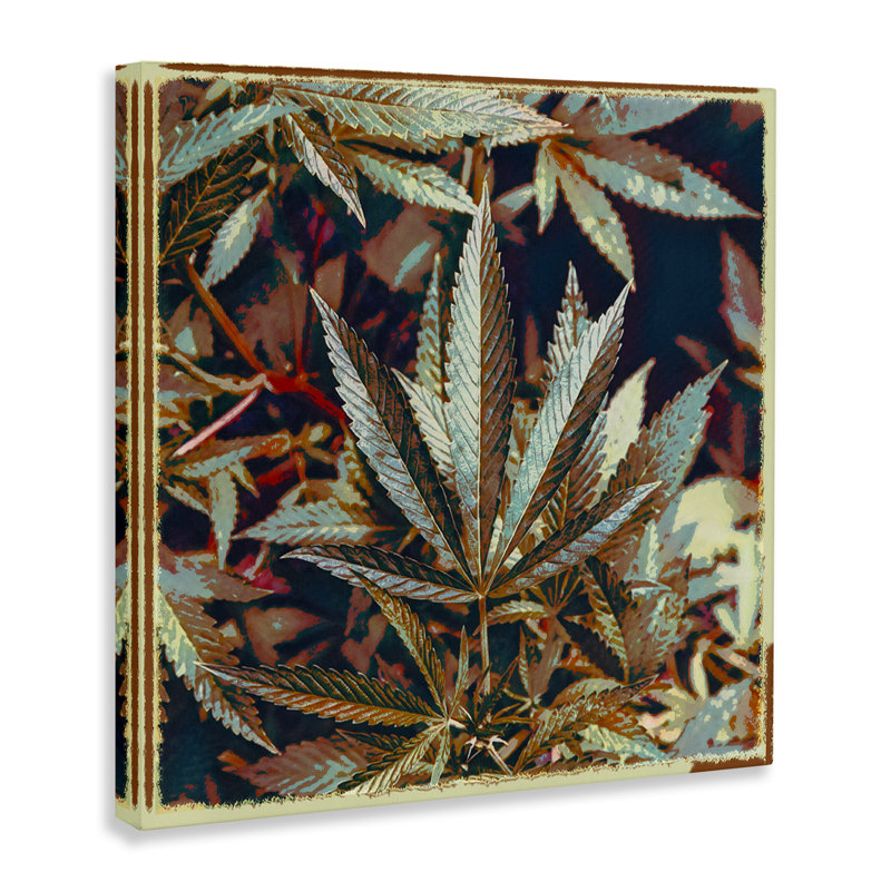 Art mural sur toile en métal lourd, H 30 po x l 30 po
