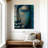 Kemble Fissured Buddha Face Canvas Print-314186517