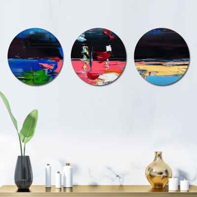 Abstract Wall Decor on Metal