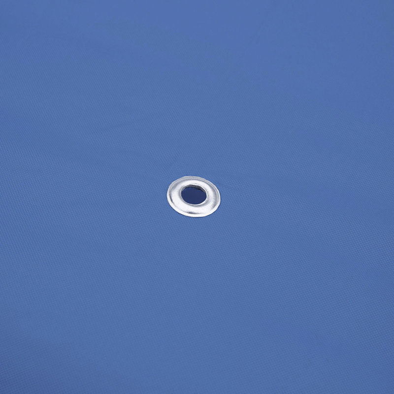 Tente à auvent escamotable avec filet Outsunny, Matte Black, Bleu
