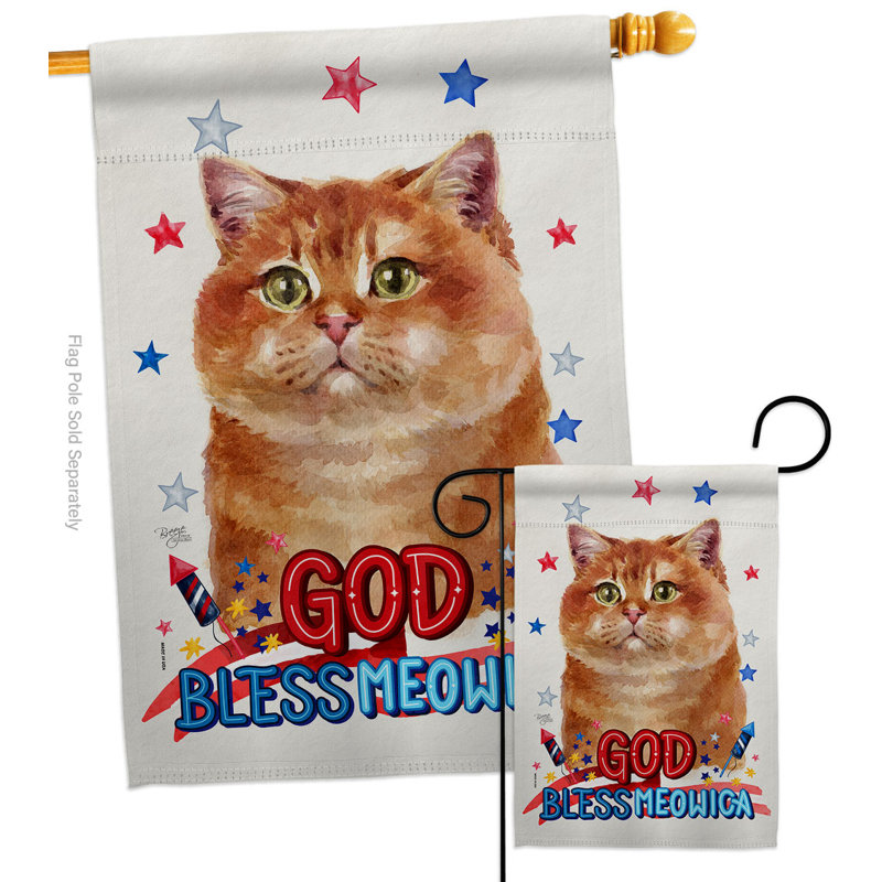 Drapeau de maison en polyester à 2 côtés 40 x 28 po