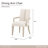 Lotus Bay Dining Arm Chair - Sand