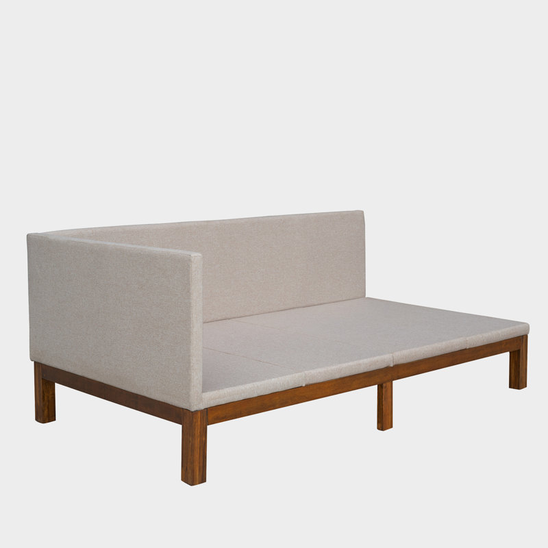 Makynzi Corner Daybed, Beige, Twin