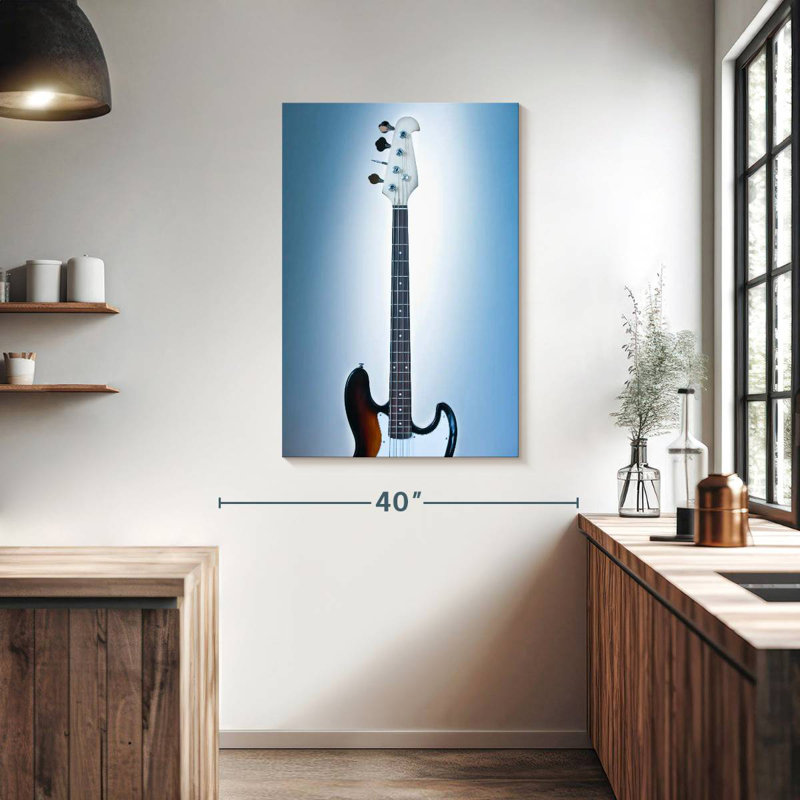Abarca Cool Bass Guitar, 39" H x 26" W