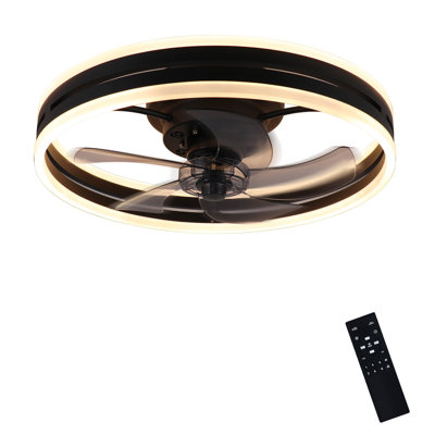 50cm Casian 5 - Blade LED Smart Ceiling Fan with Light Kit Included