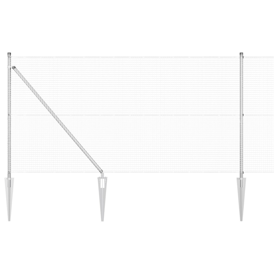 80cm H x 1000cm W Steel Border Fencing