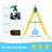 ANGGREK Steel Swing Set with 2 Swing(s)