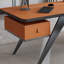 Saddle leather desk,simple study/computer office-207258320-207258321