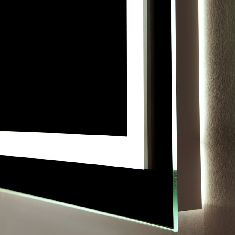 Miroir de salle de bain mural à DEL sans cadre - 36 po x 28 po