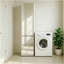 Armoire modulaire en bois avec miroir Elise