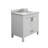 36.00'' Single Bathroom Vanity with Faux Marble Top