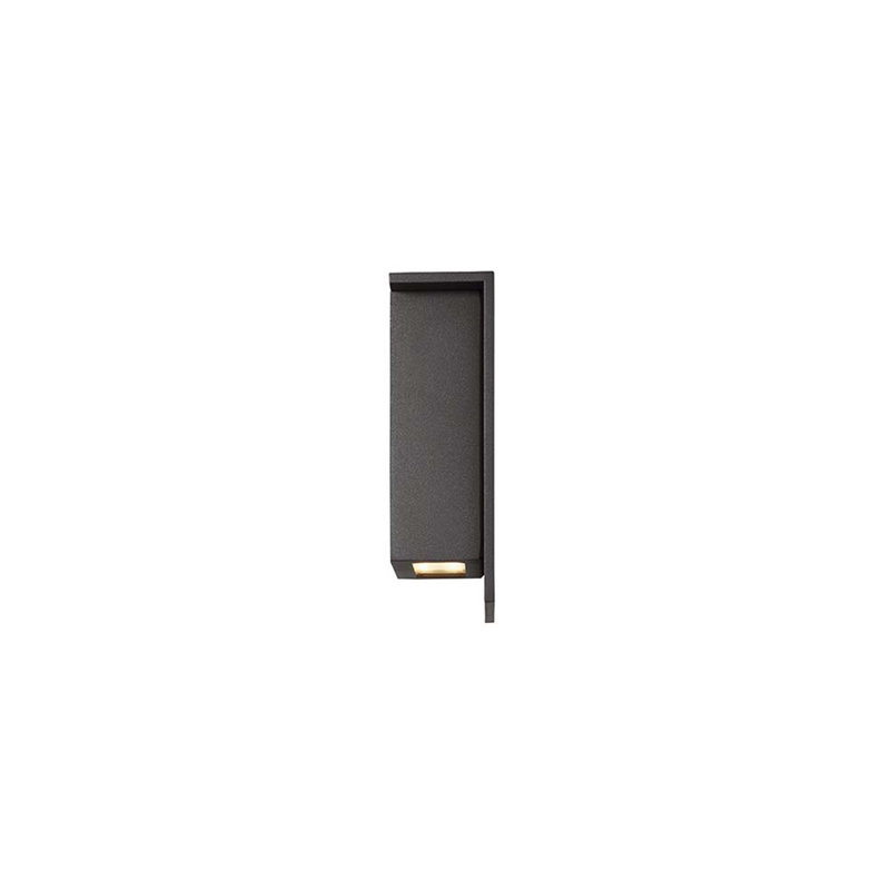 Square - Light LED Outdoor Bulkhead Light, Bronze, 8" H x 8" W x 2.375" D