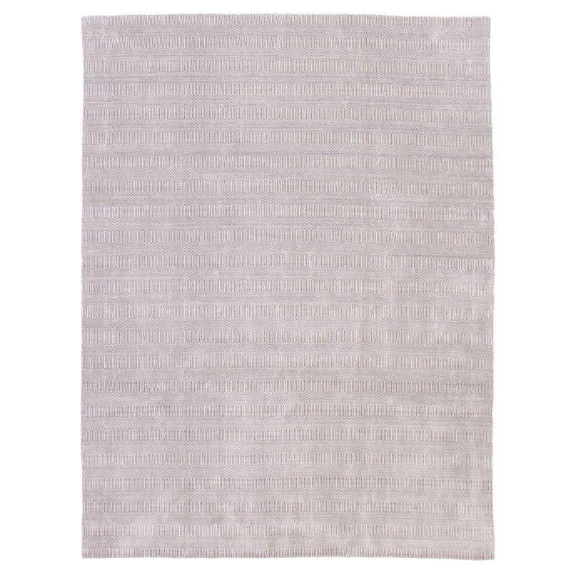 Tapis gris foncé en laine New Age de conception unique 9 pi 1 po x 11 pi 9 po Hurain