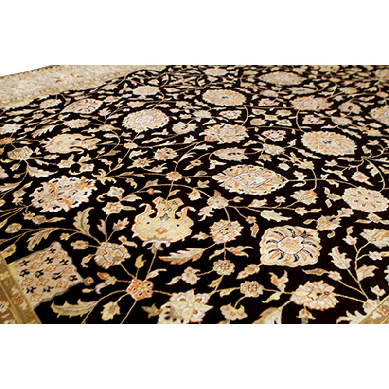 Aberdeen Hand Woven Silk and Wool Oriental Area Rug