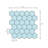 Oxford 2" x 2" Limestone Honeycomb Mosaic Wall Tile