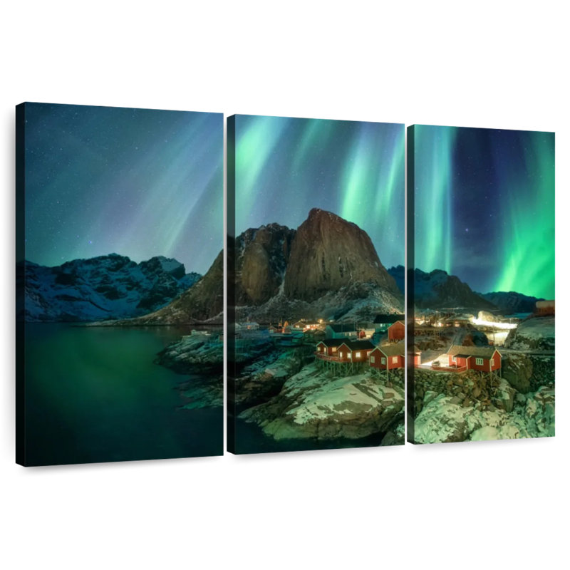 Alvord Hamnoy Aurora Lights, 42" H x 65" W