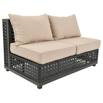 53.93'' Wide Rectangle Loveseat with Sunbrella® Cushions