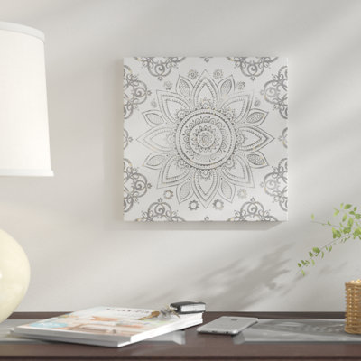 « mandala soleil burst », impression sur toile