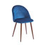 Chaise d'appoint rembourrée en velours H 18,5 po Domonik-951618127-1006577193