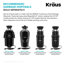 Évier de cuisine en acier inoxydable KRAUS Kore ™-115382525-115382524