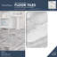 Carreau de vinyle 12 po x 12 po x 25,4 mm