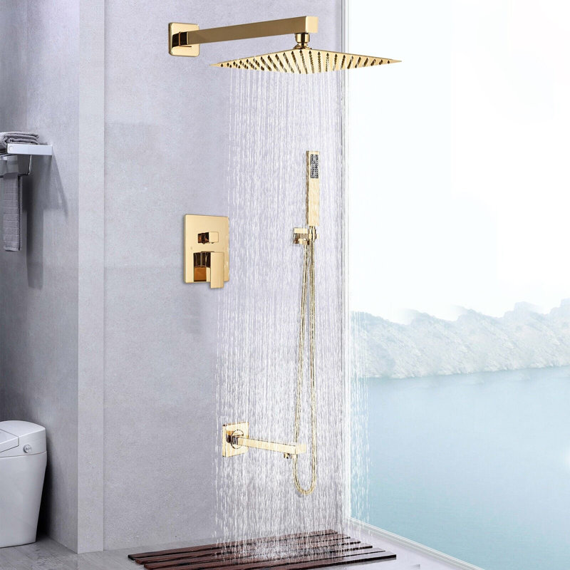 Système de douche complet avec valve brute