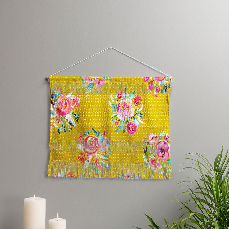 Ninola Polyester Wall Hanging, 16" H x 22" W x 0.125" D