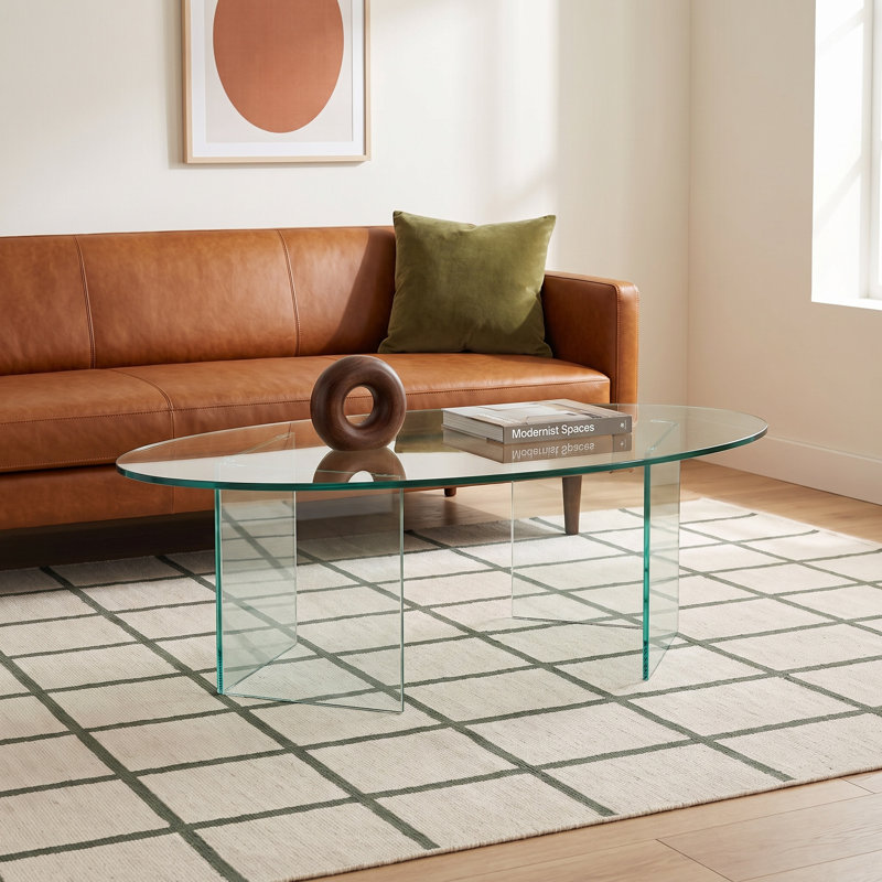 Arnault Glass Single Coffee Table