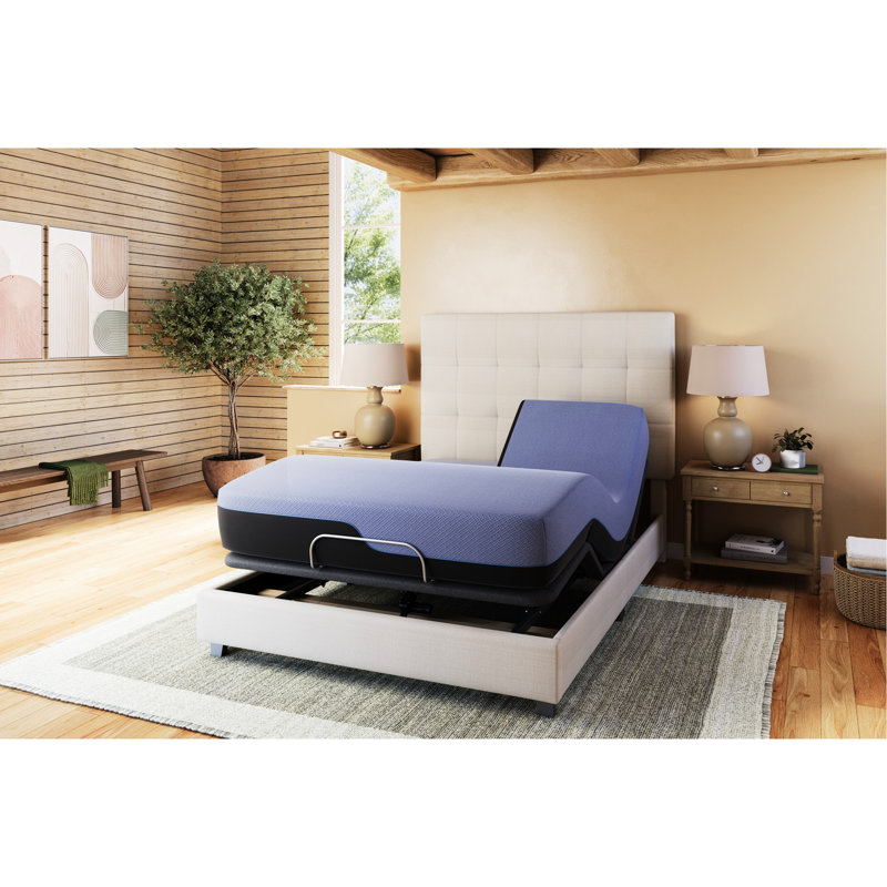 Grand matelas avec housse respirante et ressorts 1,5 po, matelas en mousse, grand, pour une nuit de détente