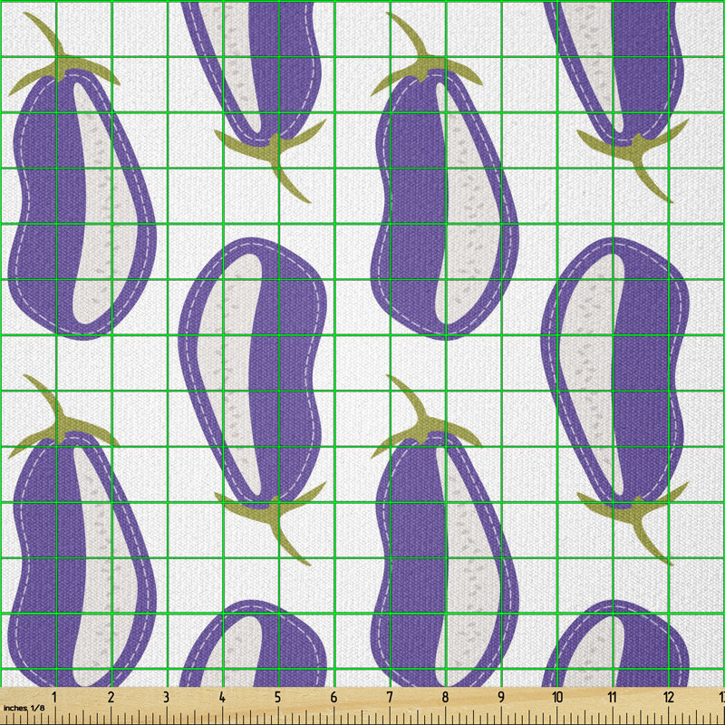 Dederick Harvest Eggplants Multi-Purpose Fabric