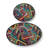 Bohemian Stitched Geometric 2-Piece Bathmat Set