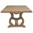 Fremont Brown Trestle Rectangular Dining Table