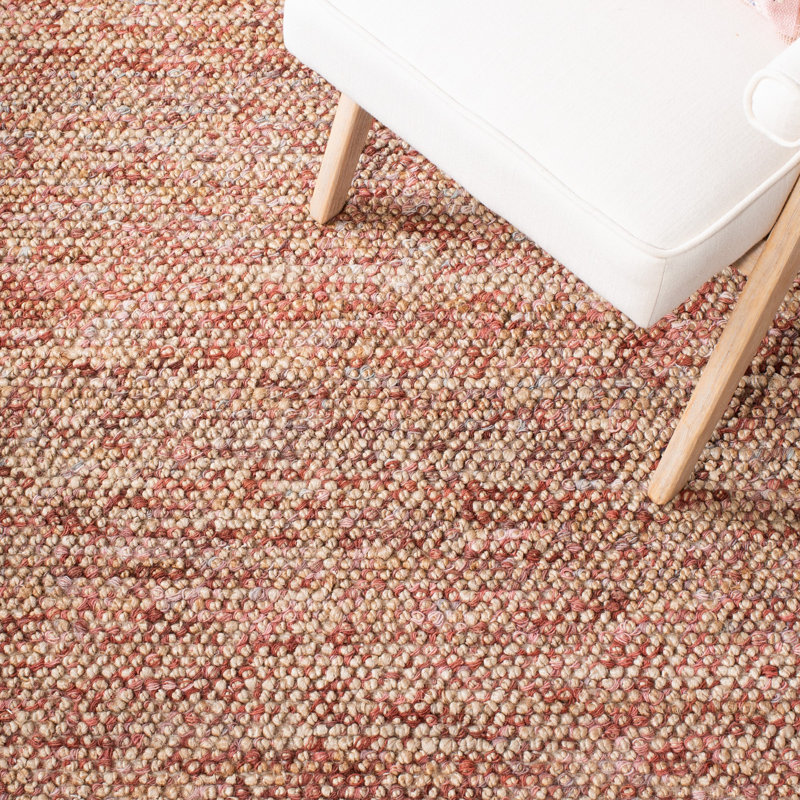 Ellmarie Hand Woven Jute/Wool Rug in Brown, Rectangle 8' x 10'