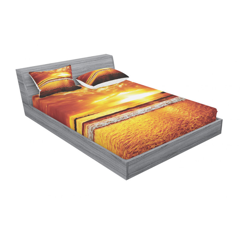 Microfiber Sheet Set, Full Sheet Set with Fitted Sheet