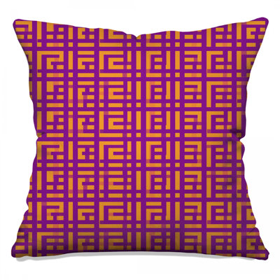 Coussins décoratifs orange mauve mauve