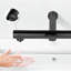 Robinet automatique sans contact noir mat avec capteur d'activation